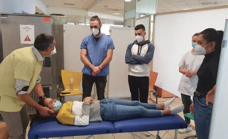 L'ISOGM osteo etude  - Intervention à l’école de Police de Nîmes