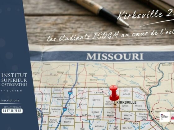 Étudiants de l'ISOGM lors du voyage d'étude à Kirksville (ATSU) en mai 2026