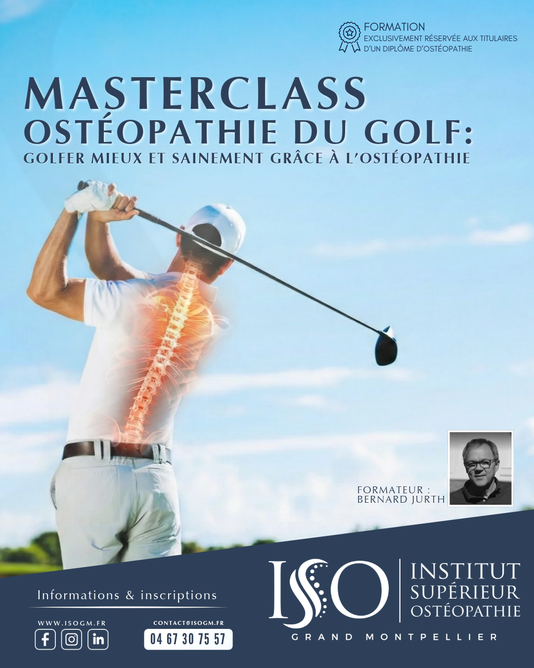 Masterclass OstÉopathie du golf